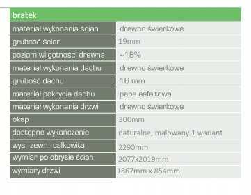 Podłoga do domku BRATEK Podłoga do domku BRATEK