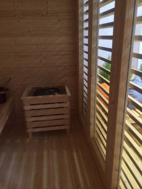 Sauna zewnętrzna AZALIA Komplet MALOWANA Sauna zewnętrzna AZALIA Komplet MALOWANA