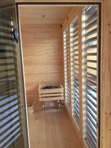 Sauna zewnętrzna AZALIA Komplet MALOWANA Sauna zewnętrzna AZALIA Komplet MALOWANA
