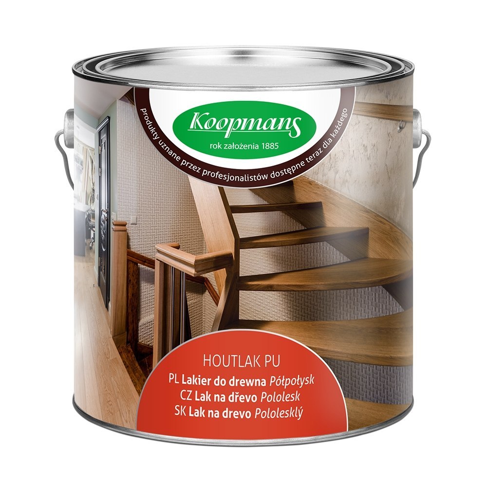 Lakier do drewna HOUTLAK Koopmans 0,25L PÓŁPOŁYSK Lakier do drewna HOUTLAK Koopmans 0,25L PÓŁPOŁYSK