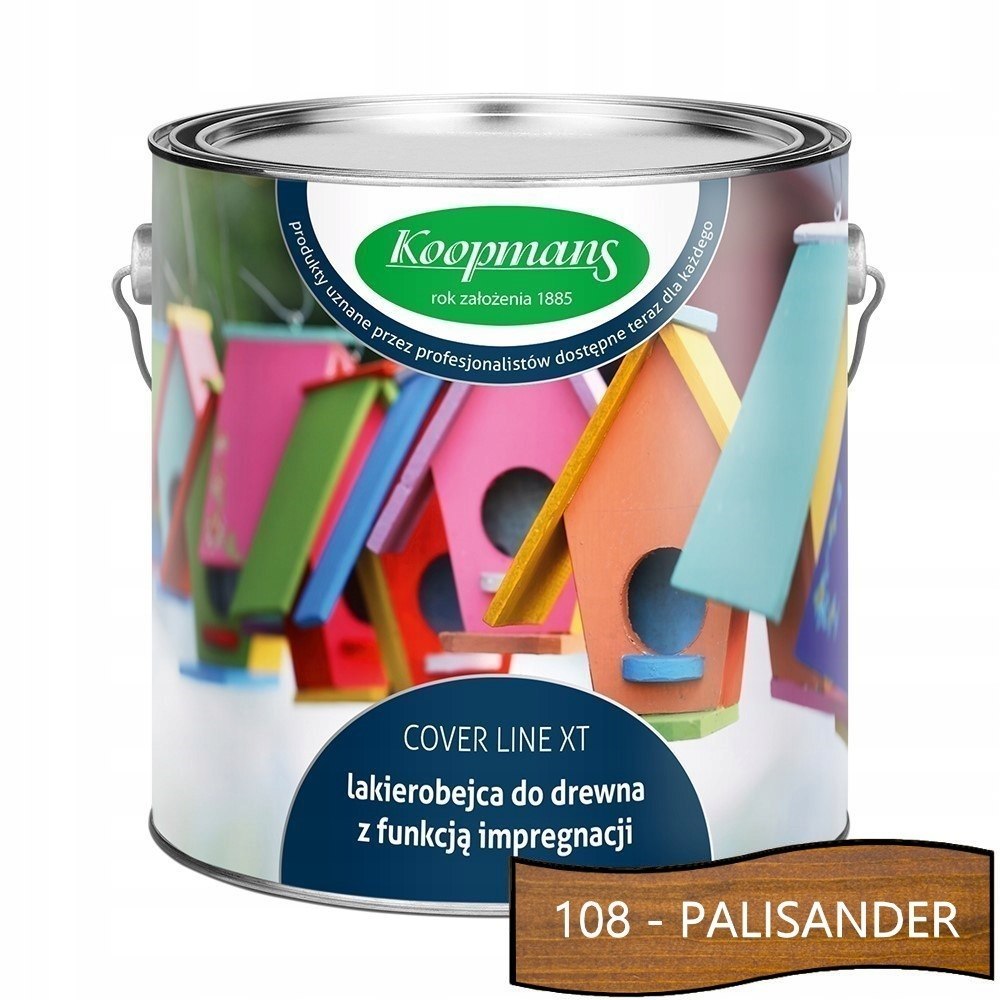 Lakierobejca Cover Line Koopmans 1L-PALISANDER 108 Lakierobejca Cover Line Koopmans 1L-PALISANDER 108