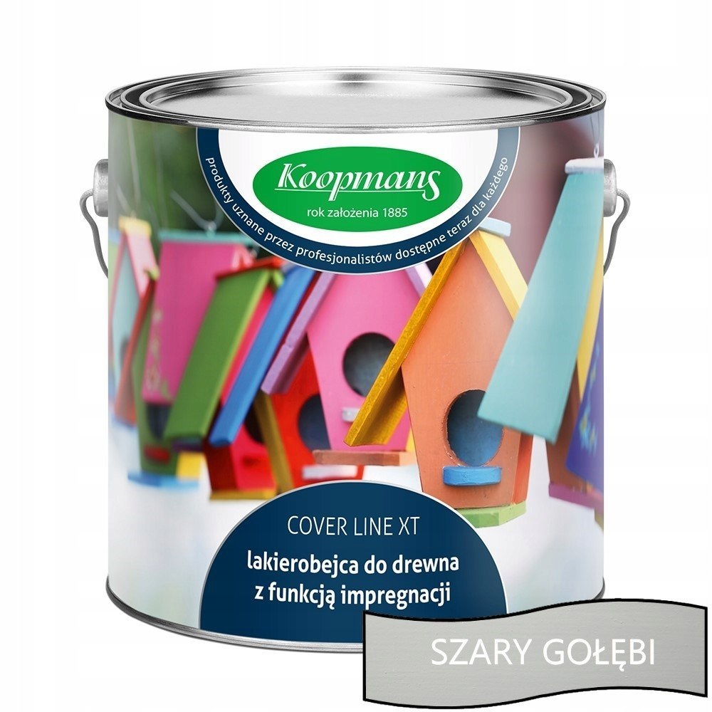 Lakierobejca Cover Line XT Koopmans SZARY GOŁĘBI Lakierobejca Cover Line XT Koopmans SZARY GOŁĘBI