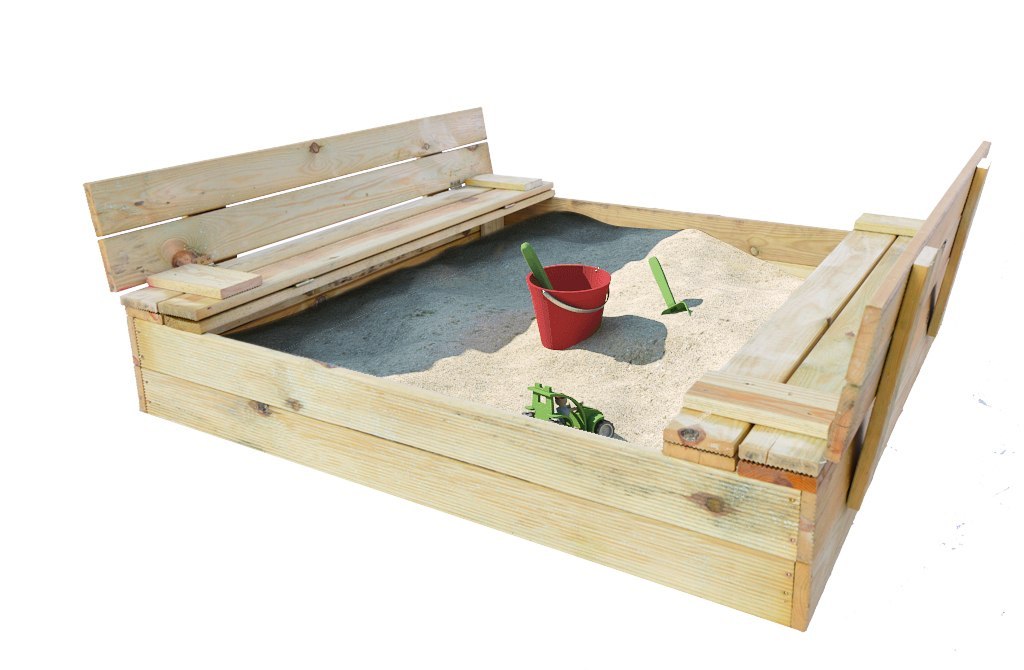 Piaskownica zamykana z ławeczkami wysyłka 120x30cm Piaskownica zamykana z ławeczkami wysyłka 120x30cm