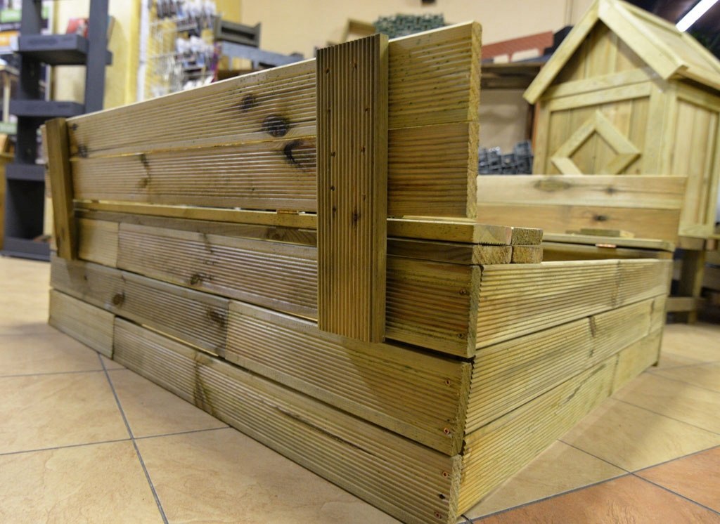 Piaskownica zamykana z ławeczkami wysyłka 120x30cm Piaskownica zamykana z ławeczkami wysyłka 120x30cm