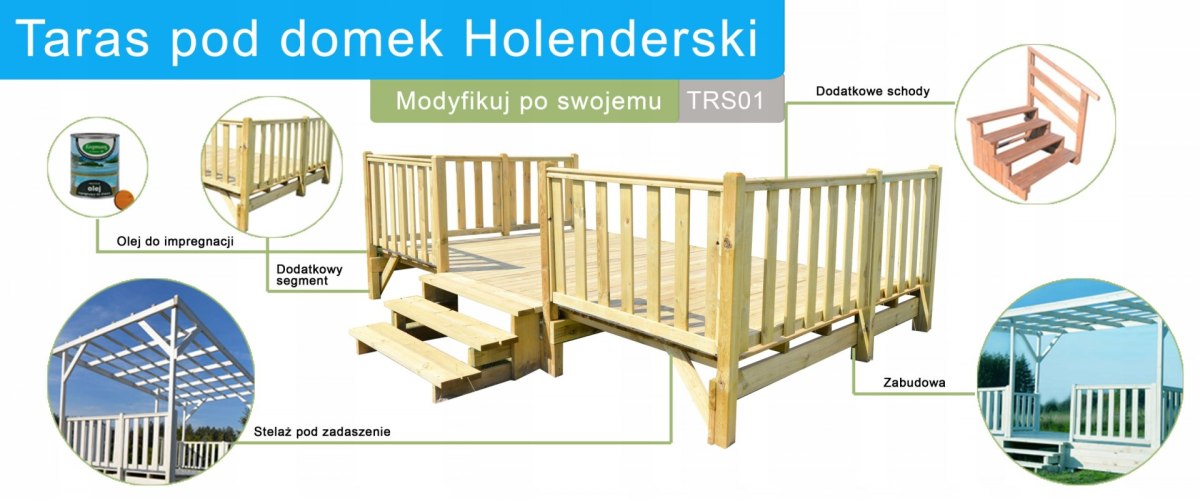 Taras segmentowy pod domek holenderski WYSYŁKA Taras segmentowy pod domek holenderski WYSYŁKA