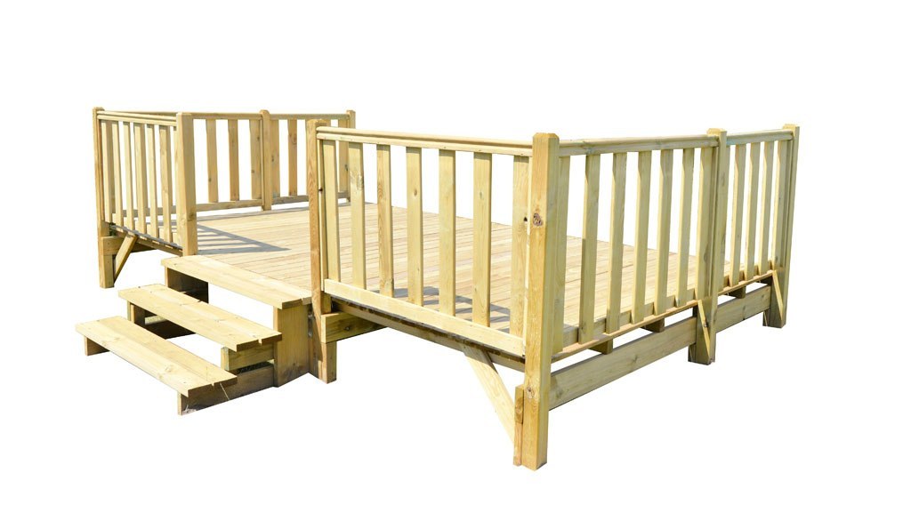 Taras segmentowy pod domek holenderski, kemping Taras segmentowy pod domek holenderski, kemping