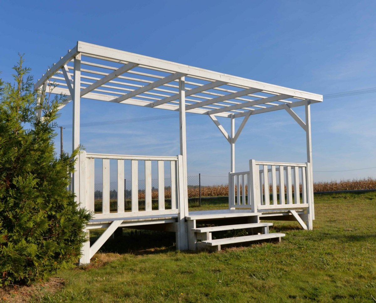 Taras segmentowy pod domek holenderski, kemping Taras segmentowy pod domek holenderski, kemping