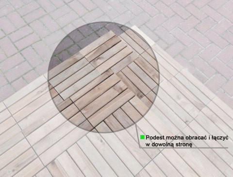 Podest tarasowy na plastiku szybki montaż PROMOCJA Podest tarasowy na plastiku szybki montaż PROMOCJA