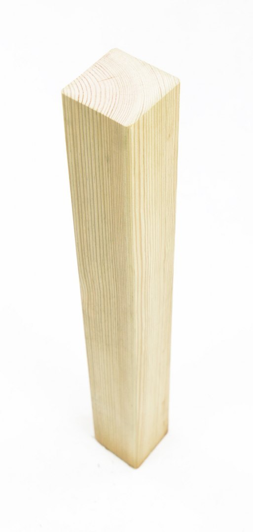 Słupek ogrodzeniowy drewniany 100x7,5x7,5cm