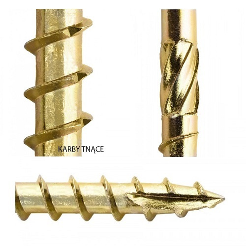 Wkręty ciesielskie do drewna talerzowe TORX wkręt 6x50 200szt. Wkręty ciesielskie do drewna talerzowe TORX wkręt 6x50 200szt.