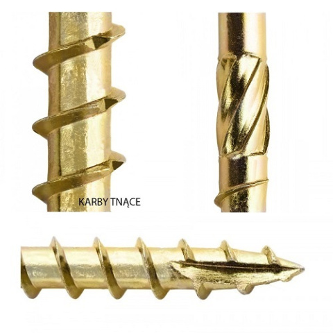 Wkręty ciesielskie talerzowe TORX 6x50 1400szt. Wkręty ciesielskie talerzowe TORX 6x50 1400szt.