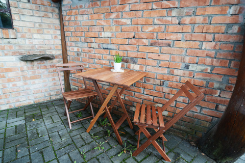 Stół + 2 krzesła Składane Balkon/Ogród/Kemping Stół + 2 krzesła Składane Balkon/Ogród/Kemping