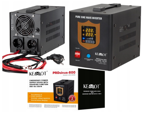 Zasilacz awaryjny UPS PROsinus-800 12V 800VA/500W URZ 3405B Zasilacz awaryjny UPS PROsinus-800 12V 800VA/500W URZ 3405B