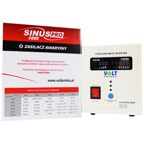 Zasilacz awaryjny do pieca, Sinus PRO 800 E Zasilacz awaryjny do pieca, Sinus PRO 800 E