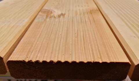 Deska sosnowa ryflowana impreg. klasa C 240x10x2,1 Deska sosnowa ryflowana impreg. klasa C 240x10x2,1