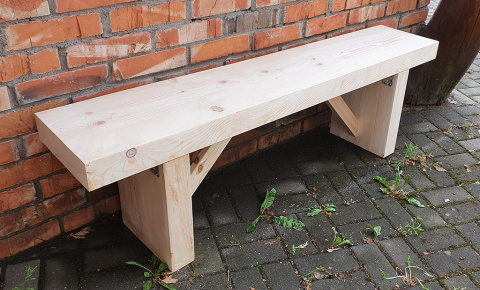 Ława, ławka na ognisko 150x22x47cm GRUBA Ława, ławka na ognisko 150x22x47cm GRUBA