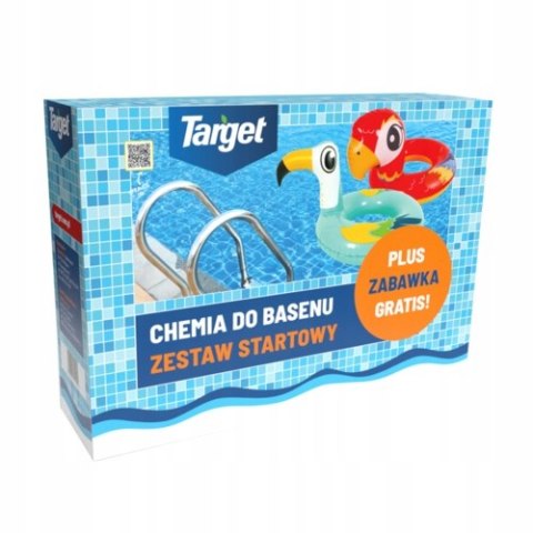 Zestaw startowy chemii basenowej TARGET - GRATIS pływak + zabawka