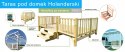 Taras do domku Holenderskiego, 12m2 , 450x250x50cm