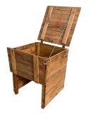 Kompostownik otwierany 63x63x80cm impr. na brąz 300L Kompostownik otwierany 63x63x80cm impr. na brąz 300L