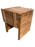 Kompostownik otwierany 63x63x80cm impr. na brąz 300L Kompostownik otwierany 63x63x80cm impr. na brąz 300L