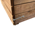 Kompostownik otwierany 63x63x80cm impr. na brąz 300L Kompostownik otwierany 63x63x80cm impr. na brąz 300L