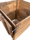 Kompostownik otwierany 63x63x80cm impr. na brąz 300L Kompostownik otwierany 63x63x80cm impr. na brąz 300L