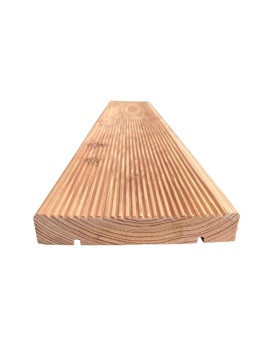 Deska tarasowa Modrzew ryflowana 240x14,5x2,7cm klasa C