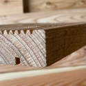 Deska tarasowa Modrzew ryflowana 240x14,5x2,7cm klasa C