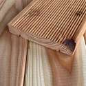 Deska tarasowa Modrzew ryflowana 240x14,5x2,7cm klasa C