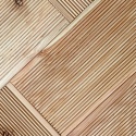 Deska tarasowa Modrzew ryflowana 240x14,5x2,7cm klasa C