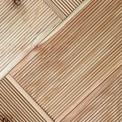 Deska tarasowa Modrzew ryflowana 240x14,5x2,7cm klasa C Deska tarasowa Modrzew ryflowana 240x14,5x2,7cm klasa C