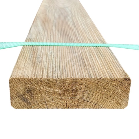 Deska tarasowa impregnowana, ryflowana 240x14x4cm, GRUBA , na pomost