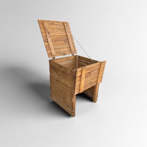 Kompostownik otwierany 63x63x80cm impr. na brąz 300L Kompostownik otwierany 63x63x80cm impr. na brąz 300L