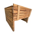 Kompostownik z pokrywą 102x102x78cm impr. na brązowo 800L Kompostownik z pokrywą 102x102x78cm impr. na brązowo 800L