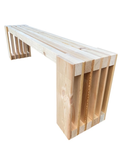 Ławka ogrodowa 2 osobowa nowoczesny wygląd 120cm Ławka ogrodowa 2 osobowa nowoczesny wygląd 120cm