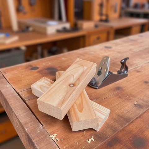 Legar, kantówka modrzewiowa 100x7x4cm klasa C