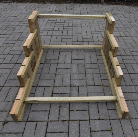 Schody do domku Holenderskiego, Angielskiego 117x100x69cm