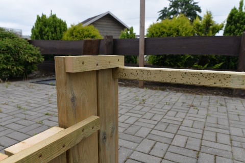 Schody do domku Holenderskiego, Angielskiego 117x100x69cm