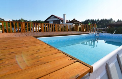 Zabudowa BASENU, basen, taras, Intex, Bestway