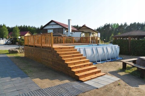 Zabudowa BASENU, basen, taras, Intex, Bestway