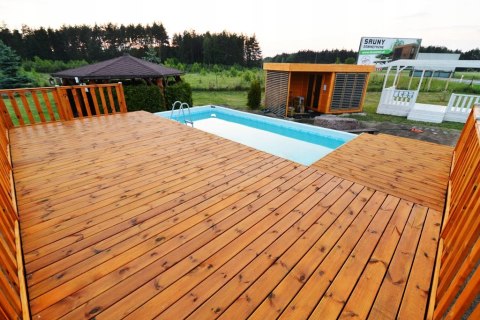 Zabudowa BASENU, basen, taras, Intex, Bestway