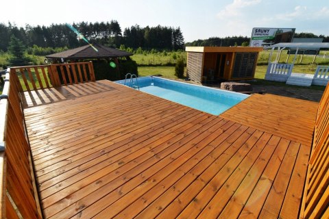 Zabudowa BASENU, basen, taras, Intex, Bestway