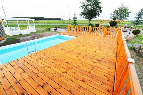 Zabudowa BASENU, basen, taras, Intex, Bestway