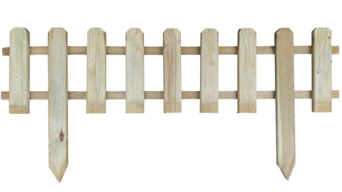 Palisada drewniana, płotek, obrzeże, 100x25cm impregnowany ciśnieniowo Palisada drewniana, płotek, obrzeże, 100x25cm impregnowany ciśnieniowo