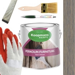 Bejca Olejowa do drewna PERKOLIN Koopmans 0,6L PF10 ANTRACYTOWY