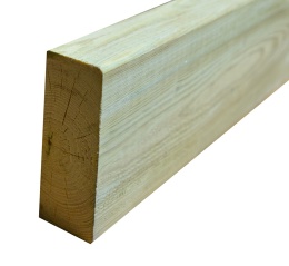 Belka sosnowa 12x4,5 cm 120 cm impregnowana ciśnieniowo | Krokiew drewniana , deska tarasowa