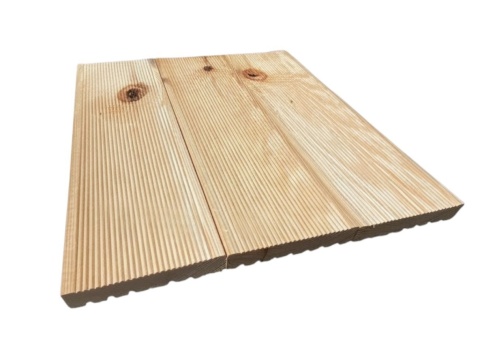 Deska tarasowa 60x14,5x2,8cm, sosnowa ryflowana klasa C