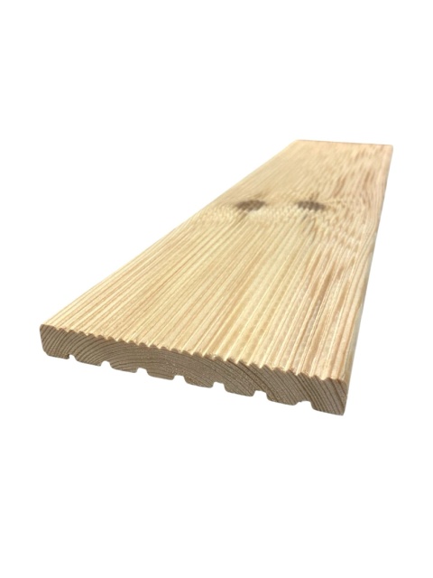 Deska tarasowa 60x14x1,9cm, sosnowa ryflowana klasa C