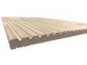 Deska tarasowa 60x14x1,9cm, sosnowa ryflowana klasa C