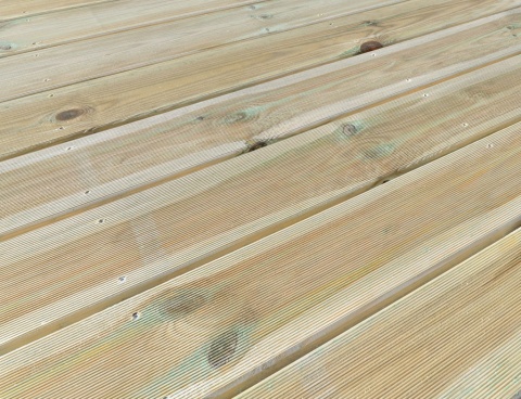 Deska tarasowa impregnowana, ryflowana 240x14x4cm, GRUBA , na pomost